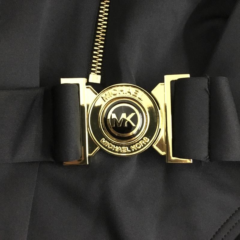 マイケルコース MICHAEL KORS ウェア ウェア MM9E738 MMK x 007 水着 ジップアップ スイムスーツ 長袖 タグ付き ロゴ、文字 黒 / ブラック / black X 金 / ゴールド / gold color レディース USED 古着 中古 10157318