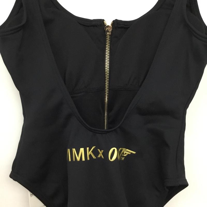 マイケルコース MICHAEL KORS ウェア ウェア MM9E735 MMK x 007 水着 ジップアップ タグ付き ロゴ、文字 黒 / ブラック / black X 金 / ゴールド / gold color レディース USED 古着 中古 10157319