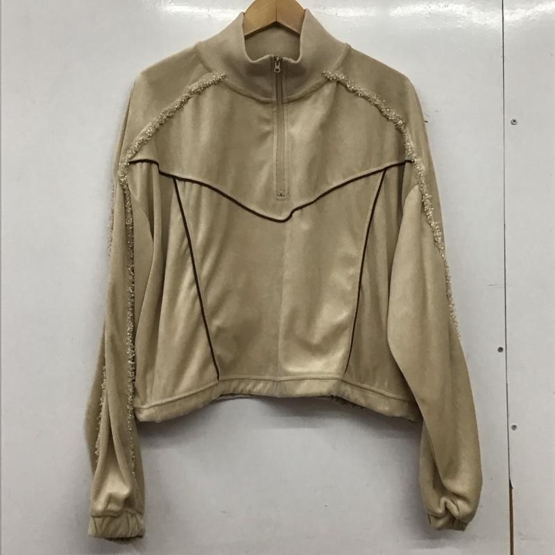 ページボーイ PAGEBOY トレーナー 長袖 FREE 無地 ベージュ / ベージュ / beige レディース USED 古着 中古 10157320