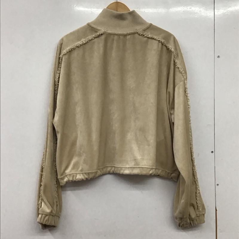 ページボーイ PAGEBOY トレーナー 長袖 FREE 無地 ベージュ / ベージュ / beige レディース USED 古着 中古 10157320