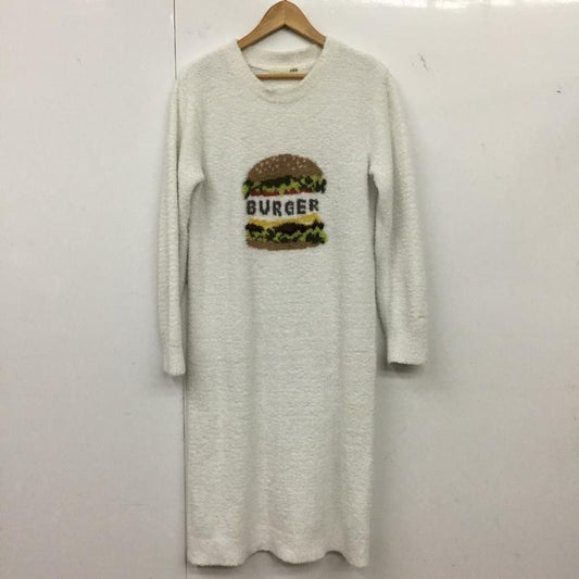 ジェラートピケ gelato pique ワンピース ロングスカート PWNO211052 パウダーモチーフジャガードレス 長袖 ONE SIZE  オフホワイト / オフホワイト / レディース USED 古着 中古 10157322