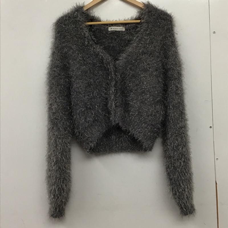 マジェスティックレゴン MAJESTIC LEGON カーディガン 長袖 M 無地 灰 / グレー / gray レディース USED 古着 中古 10157323