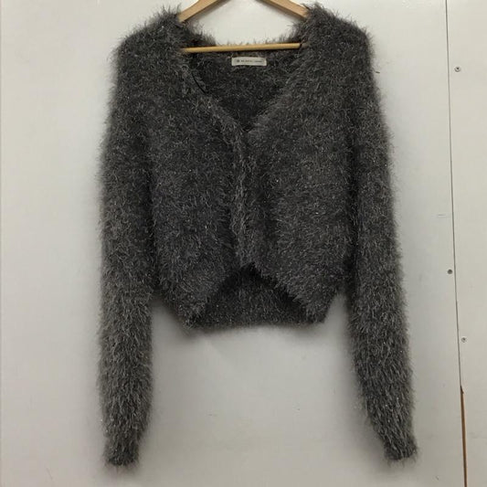 マジェスティックレゴン MAJESTIC LEGON カーディガン 長袖 M 無地 灰 / グレー / gray レディース USED 古着 中古 10157323