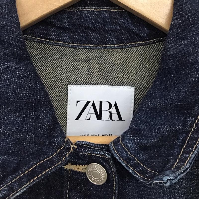 ザラ ZARA ジャケット、上着 ジャケット、ブレザー デニムジャケット Gジャン S 無地 インディゴ / インディゴ / Indigo レディース USED 古着 中古 10157324