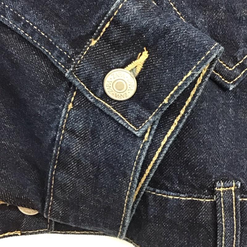 ザラ ZARA ジャケット、上着 ジャケット、ブレザー デニムジャケット Gジャン S 無地 インディゴ / インディゴ / Indigo レディース USED 古着 中古 10157324