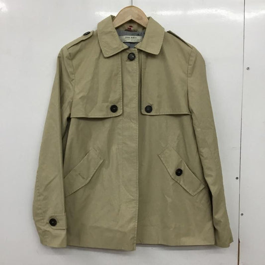 ザラベーシック ZARA BASIC コート トレンチコート 3046 026 806 ミドル丈 ショート丈 XS 無地 ベージュ / ベージュ / beige レディース USED 古着 中古 10157325