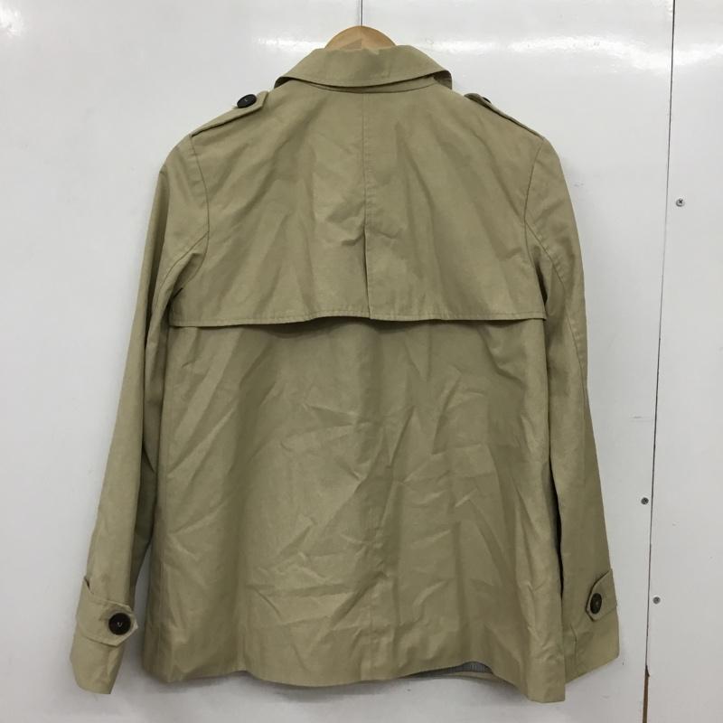ザラベーシック ZARA BASIC コート トレンチコート 3046 026 806 ミドル丈 ショート丈 XS 無地 ベージュ / ベージュ / beige レディース USED 古着 中古 10157325