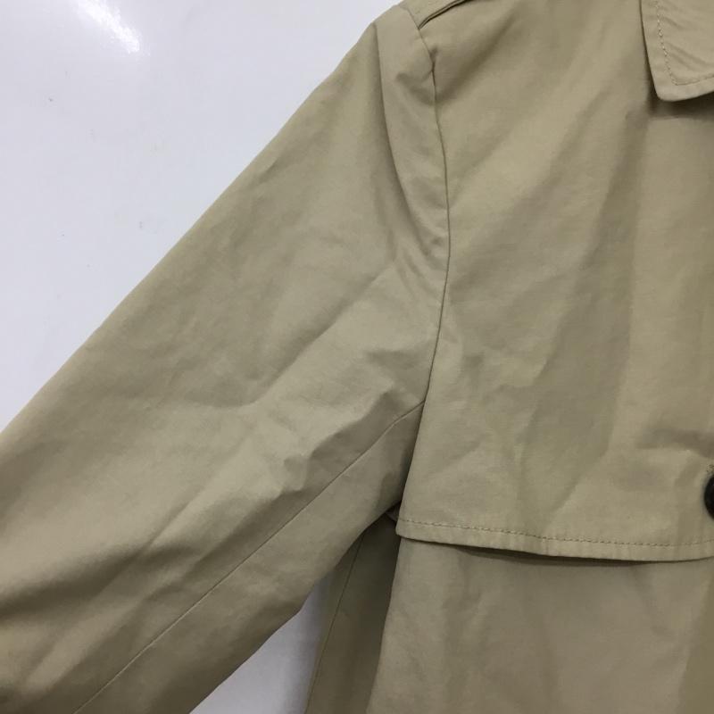 ザラベーシック ZARA BASIC コート トレンチコート 3046 026 806 ミドル丈 ショート丈 XS 無地 ベージュ / ベージュ / beige レディース USED 古着 中古 10157325