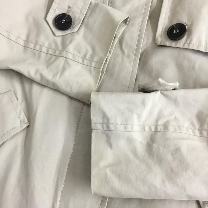 ザラベーシック ZARA BASIC コート トレンチコート 3046 026 806 ミドル丈 ショート丈 XS 無地 ベージュ / ベージュ / beige レディース USED 古着 中古 10157325