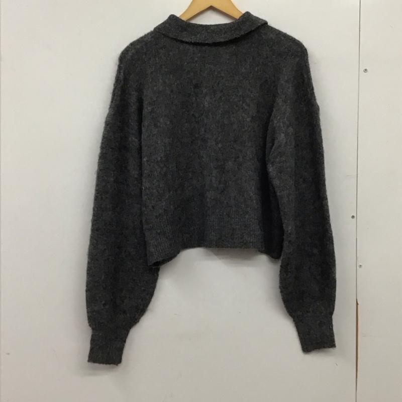 ローリーズファーム LOWRYS FARM ニット、セーター 長袖 FREE 無地 灰 / グレー / gray レディース USED 古着 中古 10157327