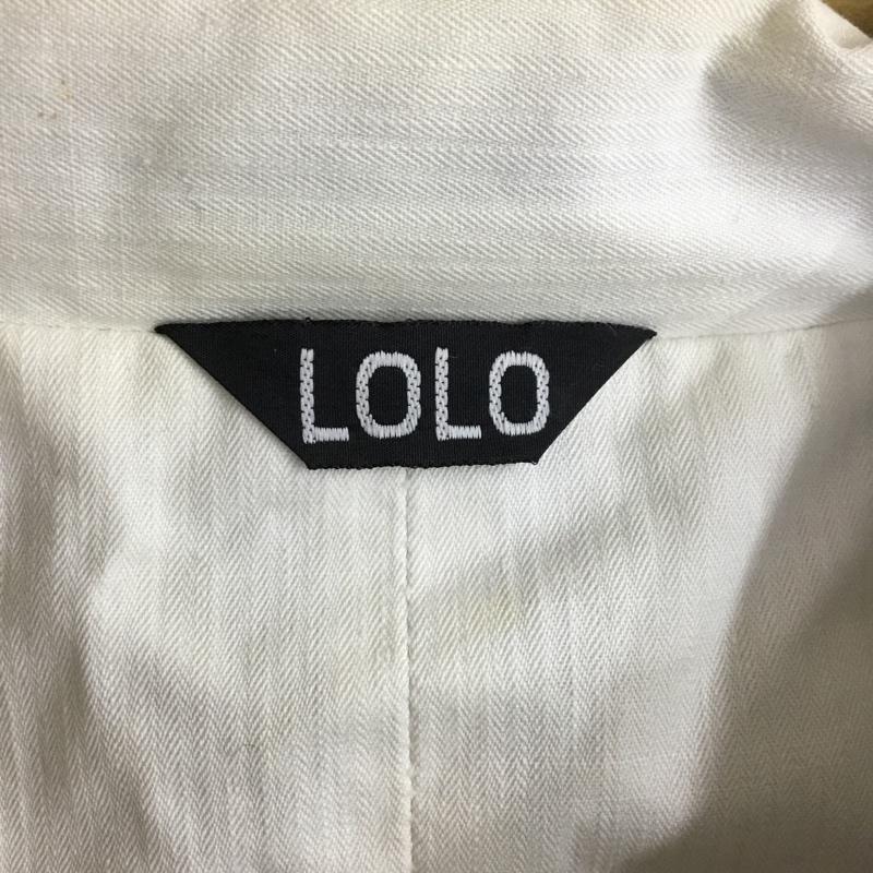 ロロ LOLO ジャケット、上着 ジャケット、ブレザー LJ-60 ウール S 千鳥格子 黒 / ブラック / black X 灰 / グレー / gray X 白 / ホワイト / white レディース USED 古着 中古 10157330