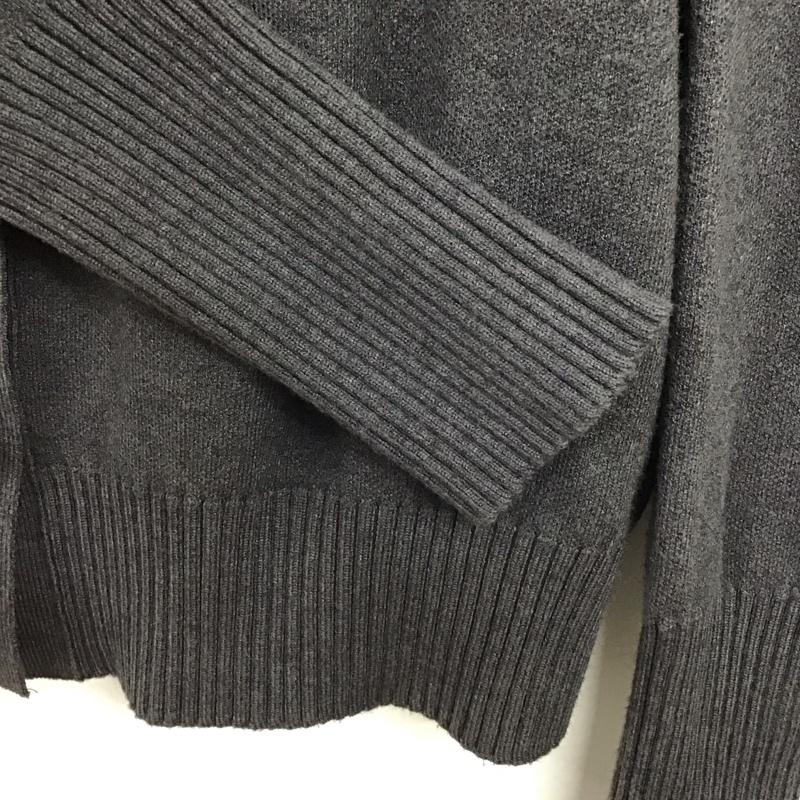 ザラ ZARA カーディガン 長袖 M 無地 灰 / グレー / gray レディース USED 古着 中古 10157332