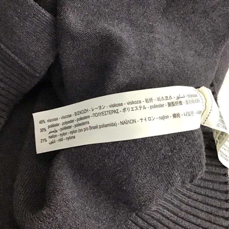 ザラ ZARA カーディガン 長袖 M 無地 灰 / グレー / gray レディース USED 古着 中古 10157332
