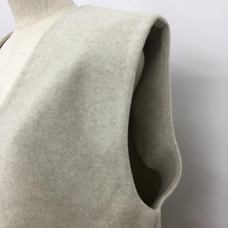 ザラ ZARA セットアップ セットアップ Vネック ベスト スリットスカート L 無地 アイボリー / アイボリー / レディース USED 古着 中古 10157338