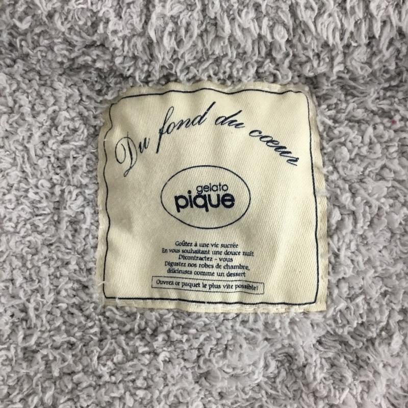 ジェラートピケ gelato pique ウェア ウェア PWNT211002 ルームウェア Vネックカーディガン ルームパンツ ONE SIZE ロゴ、文字 灰 / グレー / gray レディース USED 古着 中古 10157341
