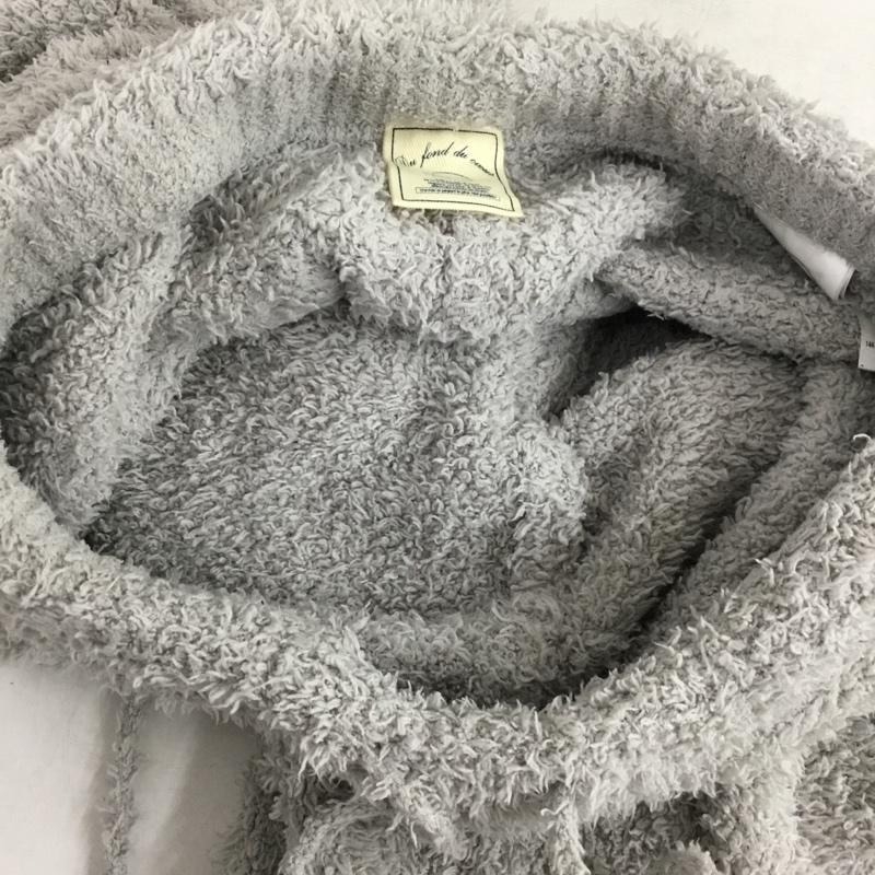 ジェラートピケ gelato pique ウェア ウェア PWNT211002 ルームウェア Vネックカーディガン ルームパンツ ONE SIZE ロゴ、文字 灰 / グレー / gray レディース USED 古着 中古 10157341
