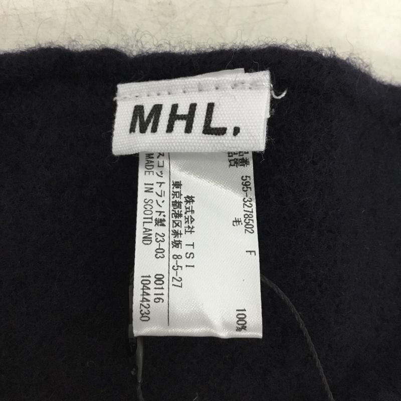 エムエイチエル MHL. ファッション小物 ファッション小物 595-3278502 SCOUT SCARF スカーフ タグ付き 無地 紺 / ネイビー / navy レディース USED 古着 中古 10157345