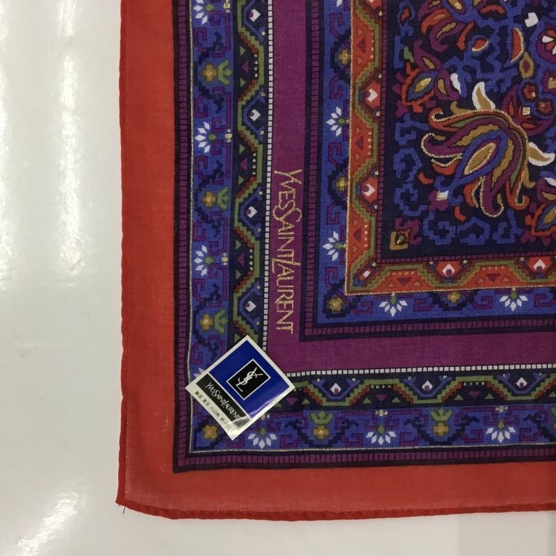 イヴサンローラン Yves Saint Laurent ハンカチ ハンカチ 2枚セット 箱有 総柄 マルチカラー / マルチカラー / multicolor レディース USED 古着 中古 10157348