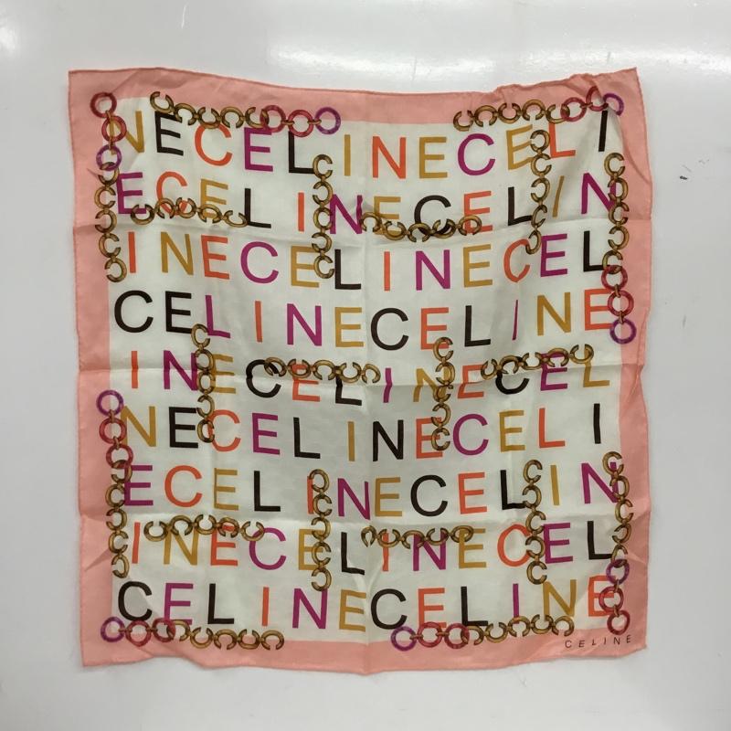 セリーヌ CELINE ファッション小物 スカーフ、ポケットチーフ 総柄 マルチカラー / マルチカラー / multicolor レディース USED 古着 中古 10157349
