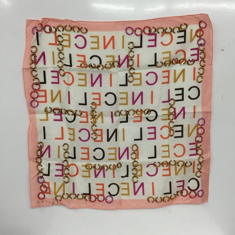 セリーヌ CELINE ファッション小物 スカーフ、ポケットチーフ 総柄 マルチカラー / マルチカラー / multicolor レディース USED 古着 中古 10157349