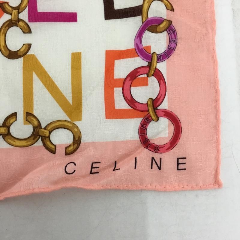 セリーヌ CELINE ファッション小物 スカーフ、ポケットチーフ 総柄 マルチカラー / マルチカラー / multicolor レディース USED 古着 中古 10157349