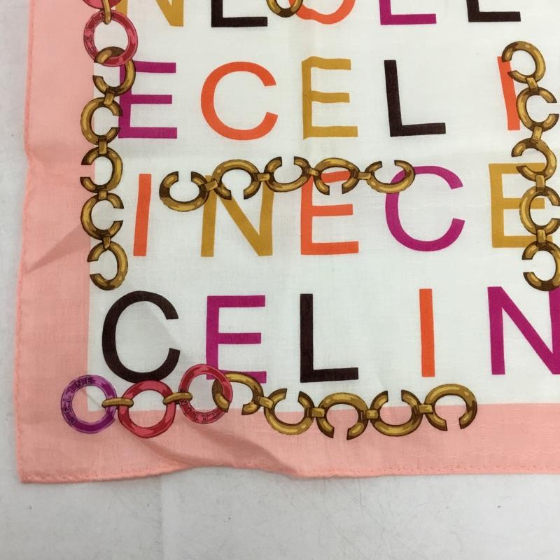 セリーヌ CELINE ファッション小物 スカーフ、ポケットチーフ 総柄 マルチカラー / マルチカラー / multicolor レディース USED 古着 中古 10157349