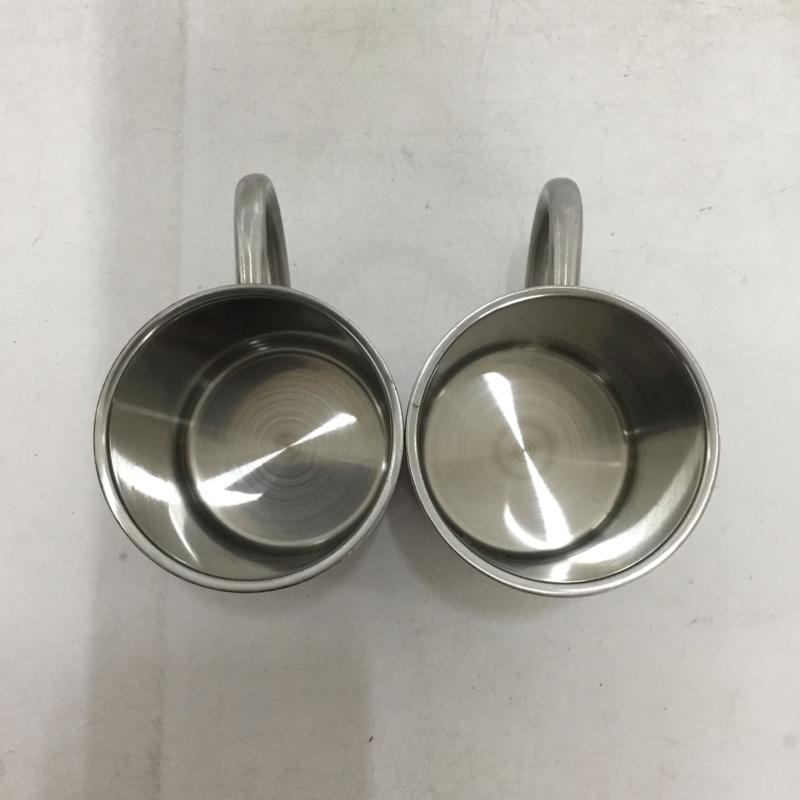 モンベル mont-bell ファッション小物 ファッション小物 ステンレスカップ 18-8ステンレス マグカップ 2個セット ロゴ、文字 銀 / シルバー / silver color メンズ USED 古着 中古 10157352