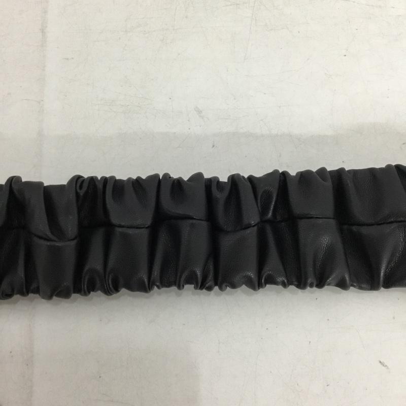 ジェイダ GYDA ベルト・バックル ベルト ギャザーベルト 無地 黒 / ブラック / black レディース USED 古着 中古 10157353