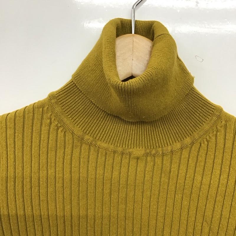 ザラ ZARA ニット、セーター 長袖 S 無地 マスタード / マスタード / レディース USED 古着 中古 10157356