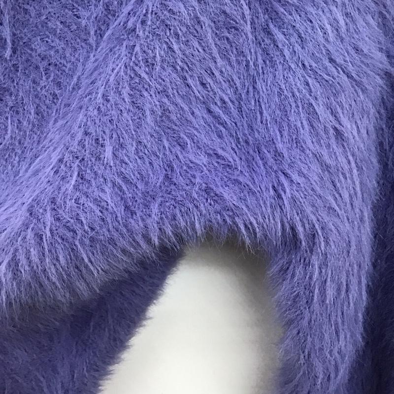 マウジー MOUSSY ニット、セーター 長袖 FREE 無地 紫 / パープル / purple レディース USED 古着 中古 10157357