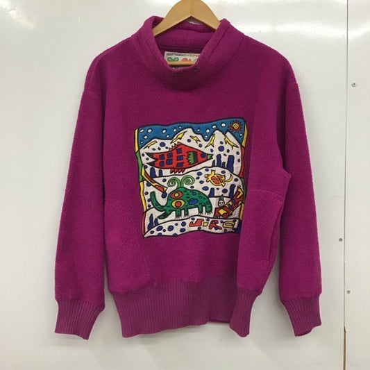 古着 USED カットソー 長袖 XS 無地 桃 / ピンク / pink レディース USED 古着 中古 10157358