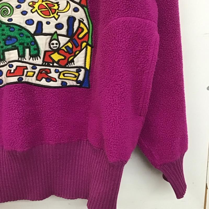 古着 USED カットソー 長袖 XS 無地 桃 / ピンク / pink レディース USED 古着 中古 10157358