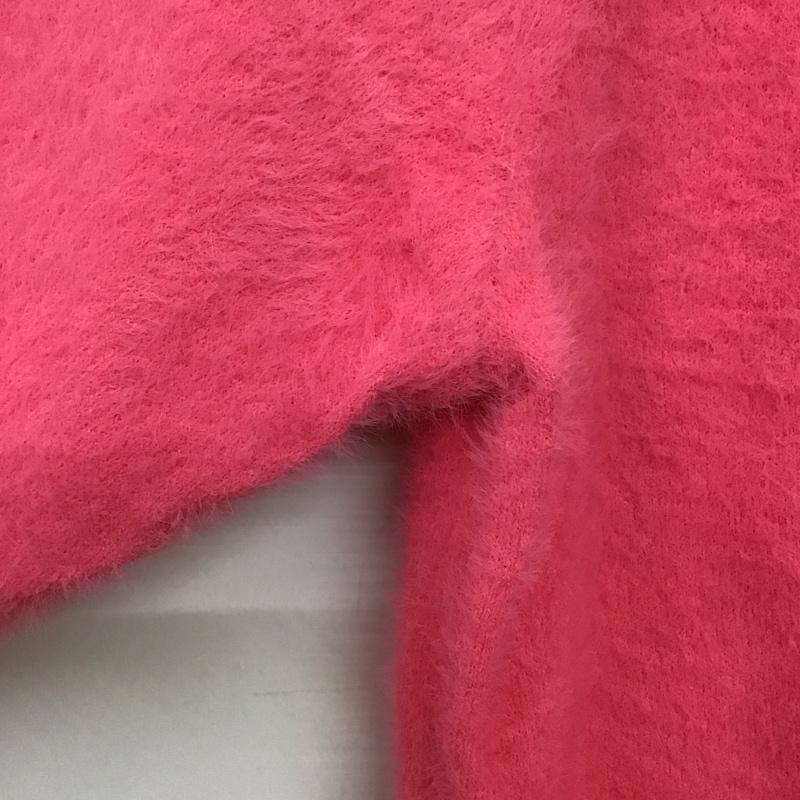 アディダス adidas ニット、セーター 長袖 L ロゴ、文字 桃 / ピンク / pink レディース USED 古着 中古 10157359