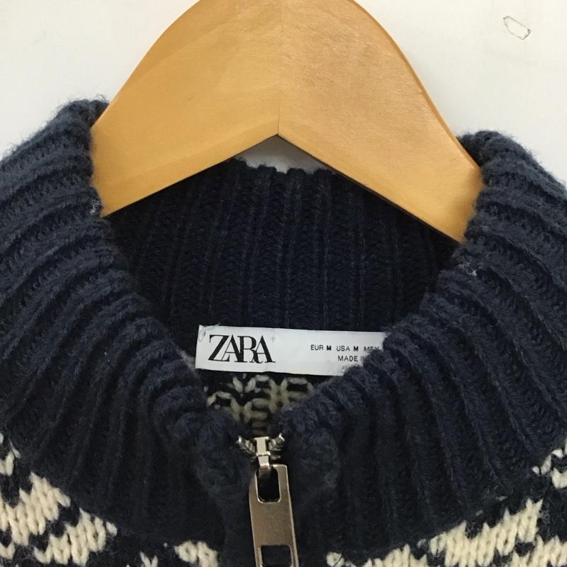 ザラ ZARA カーディガン 長袖 M 総柄 マルチカラー / マルチカラー / multicolor レディース USED 古着 中古 10157360