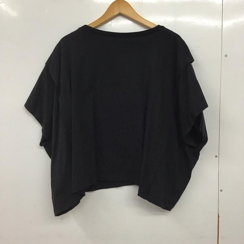 アングリッド Ungrid カットソー 半袖 FREE 無地 黒 / ブラック / black レディース USED 古着 中古 10157361