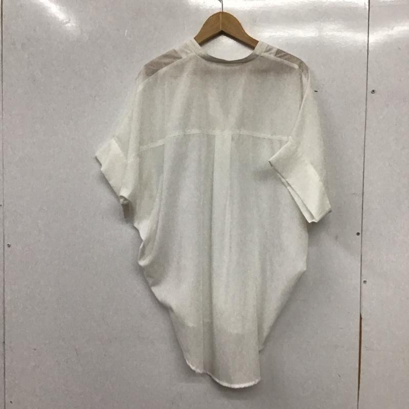 ナノユニバース nano・universe カットソー 半袖 FREE 無地 白 / ホワイト / white レディース USED 古着 中古 10157370
