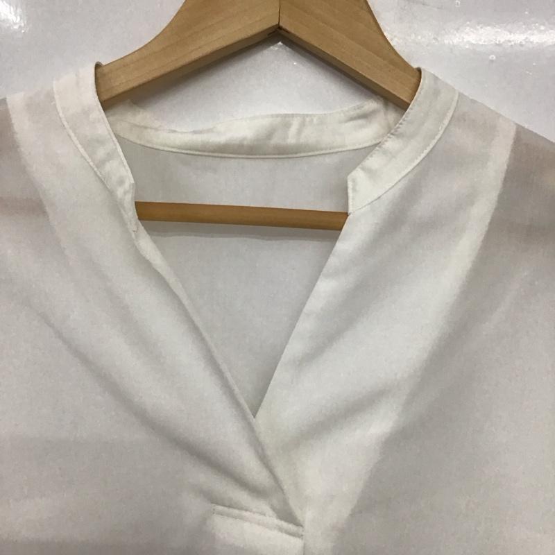 ナノユニバース nano・universe カットソー 半袖 FREE 無地 白 / ホワイト / white レディース USED 古着 中古 10157370
