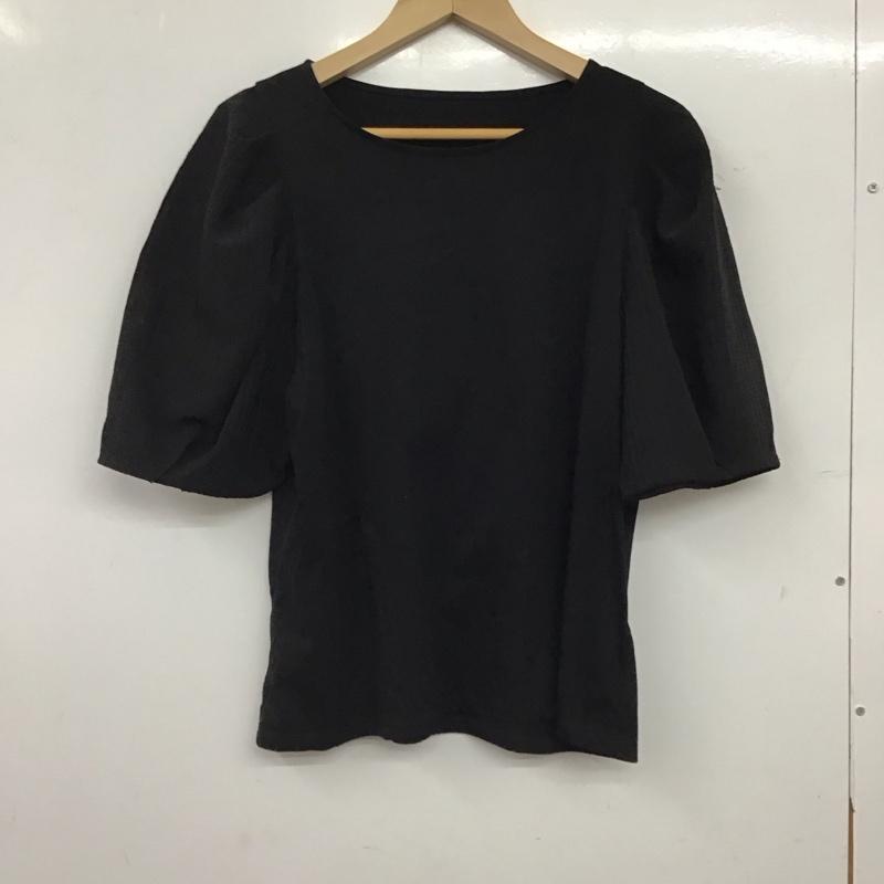 アデイインザライフ ユナイテッドアローズ A day in the life UNITED ARROWS カットソー 半袖 無地 黒 / ブラック / black レディース USED 古着 中古 10157371