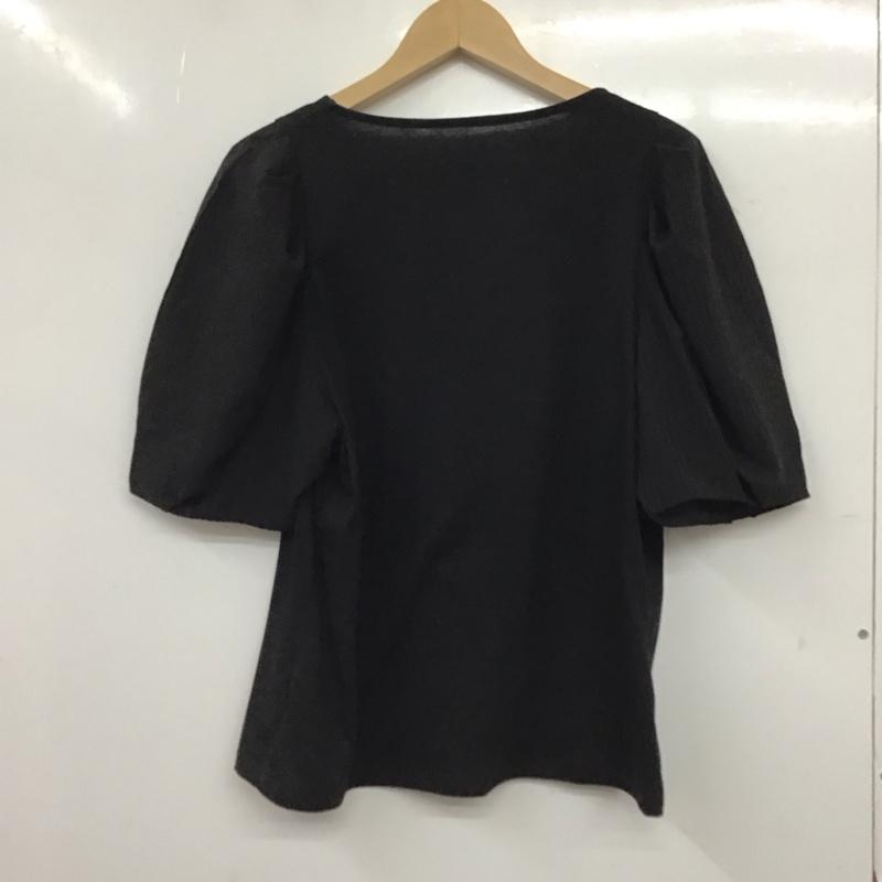 アデイインザライフ ユナイテッドアローズ A day in the life UNITED ARROWS カットソー 半袖 無地 黒 / ブラック / black レディース USED 古着 中古 10157371