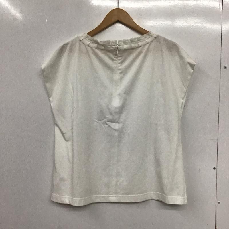イネド INED カットソー 半袖 無地 白 / ホワイト / white レディース USED 古着 中古 10157372
