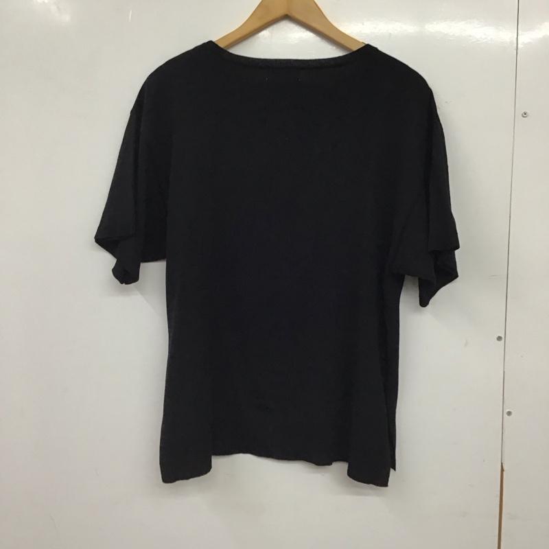 オペークドットクリップ OPAQUE.CLIP カットソー 半袖 M 無地 黒 / ブラック / black レディース USED 古着 中古 10157374