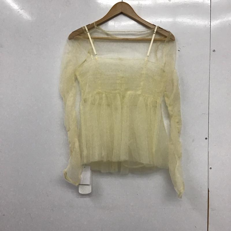 フーズフーチコ who s who Chico カットソー 長袖 ２点セット FREE 無地 アイボリー / アイボリー / レディース USED 古着 中古 10157376
