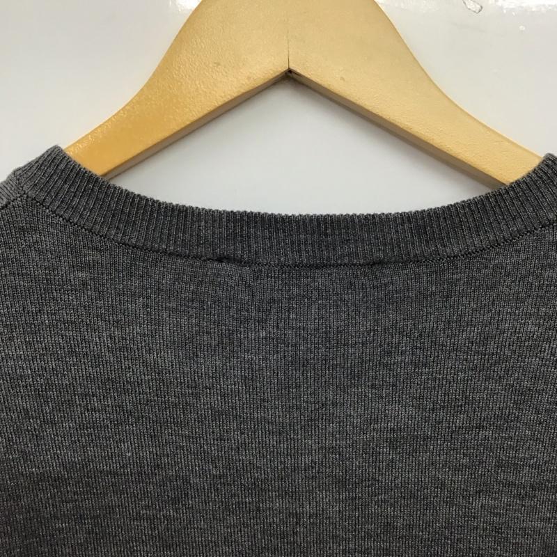 ザラ ZARA カーディガン 長袖 L 無地 灰 / グレー / gray レディース USED 古着 中古 10157383