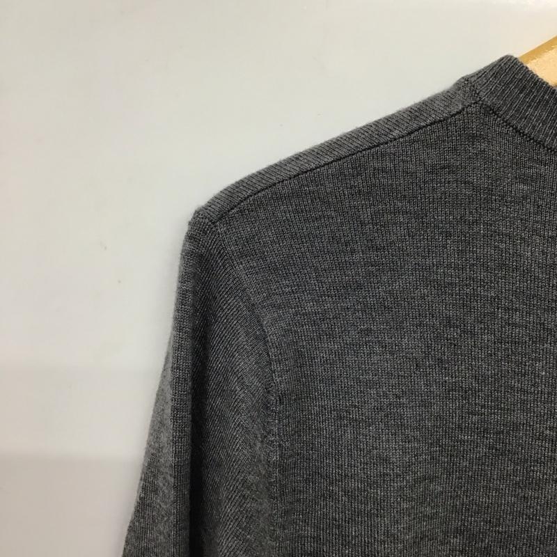 ザラ ZARA カーディガン 長袖 L 無地 灰 / グレー / gray レディース USED 古着 中古 10157383