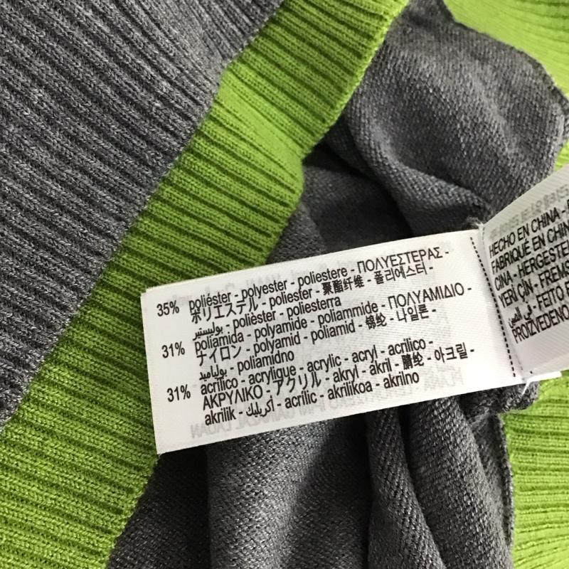 ザラ ZARA カーディガン 長袖 L 無地 灰 / グレー / gray レディース USED 古着 中古 10157383