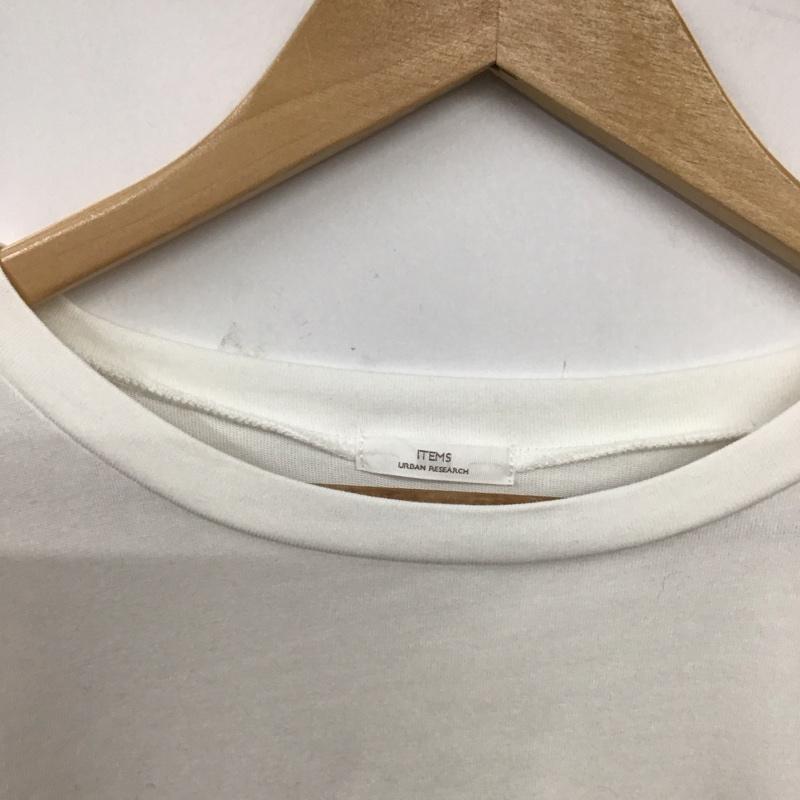 アイテムズ アーバンリサーチ ITEMS URBAN RESEARCH カットソー 半袖 FREE 無地 白 / ホワイト / white レディース USED 古着 中古 10157384