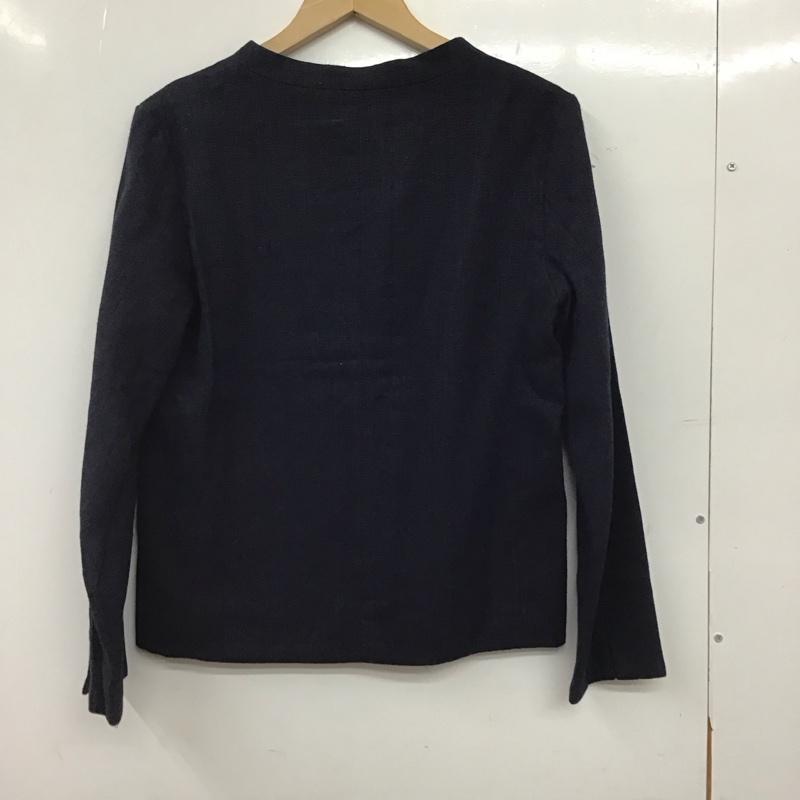 レプシィム LEPSIM ジャケット、上着 ジャケット、ブレザー ツイードライクJK M 無地 紺 / ネイビー / navy レディース USED 古着 中古 10157385