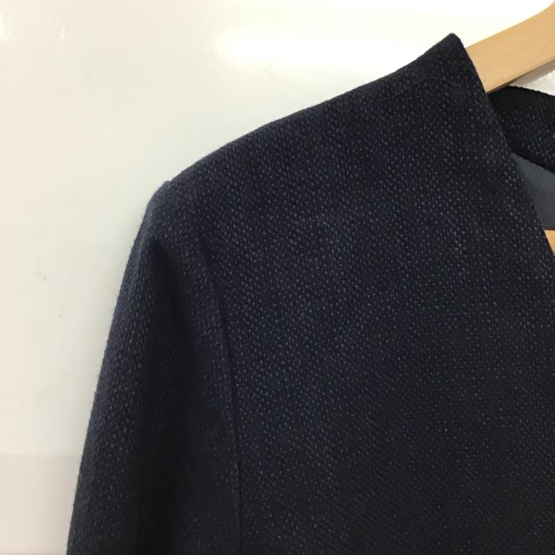 レプシィム LEPSIM ジャケット、上着 ジャケット、ブレザー ツイードライクJK M 無地 紺 / ネイビー / navy レディース USED 古着 中古 10157385