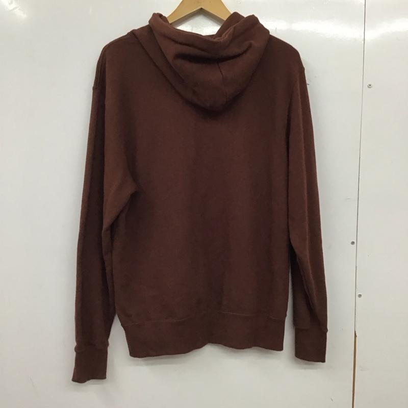 チャンピオン Campion パーカー 長袖 c3-w101 L 無地 茶 / ブラウン / brown メンズ USED 古着 中古 10157386