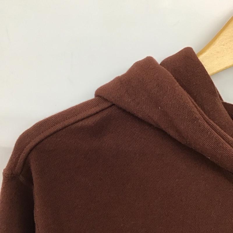 チャンピオン Campion パーカー 長袖 c3-w101 L 無地 茶 / ブラウン / brown メンズ USED 古着 中古 10157386